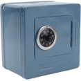 thumbnail image 4 of Yazoeia Password Box Metal Password Cash Can Multifunctional Coded Security Lock Box Large Capacity Money Storage Box for Checks Keys (Blue) CJC912-206298, 4 of 9