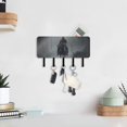 thumbnail image 6 of Horse Person and Trees Mail Holder Organizer Wall Mount with Shelf Key Holder Key Rack with 5 Key Hooks for Wall Decorative, 6 of 6