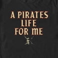 thumbnail image 2 of Men's Pirates of the Caribbean: Curse of the Black Pearl A Pirates Life for Me Graphic Tee Black Large, 2 of 5