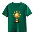 thumbnail image 2 of Cethrio Boys T Shirts, Running Casual Summer Short Sleeve Kids Graphic Tees Green Size 8, 2 of 6