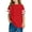 Red, variant on JoyHoop Girls T Shirts Short Sleeve Tees Crew Neck Color Block Summer Tops 2025 Fashion