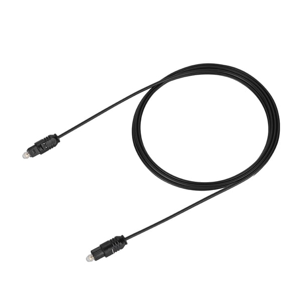 Cable de audio digital de fibra óptica de 2,2 mm de diámetro exterior para cables TosLink MD DVD de 2 m