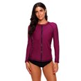thumbnail image 3 of BeautyIn Swim Shirt for Women UV Sun Protection Rash Guard Surfing Top, 3 of 8