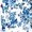 Blue, variant on EASYBRA Women Floral A Line Dress Square Neck Short Sleeve Ruffle Waist Summer Midi Dress