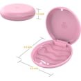 thumbnail image 3 of ARGOMAX-2 PCS Thin and Light Aligner Case, Magnetic Closure Retainer Case, Easy To Carry Retainer Holder Case，Pink+Pink, 3 of 6