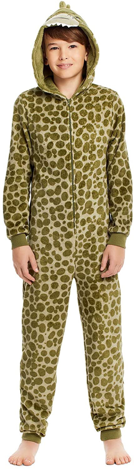Boys & Toddler Pajamas Plush Zippered Kids Onesie Blanket Sleeper 