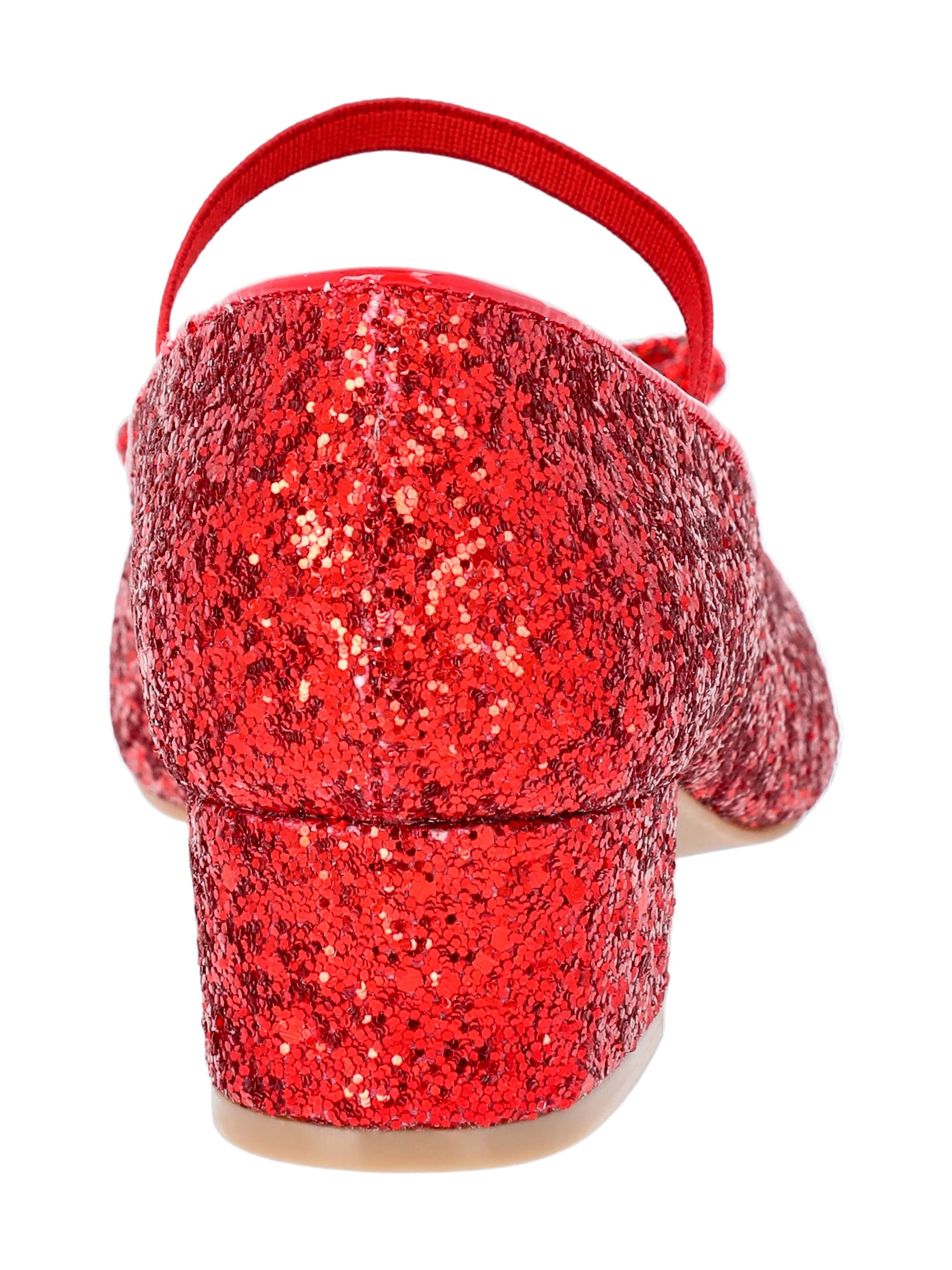 Wonder Nation Little Girls & Big Girls Rhinestone Bow Dress Heel Shoes