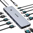 thumbnail image 1 of Estación de Acoplamiento USB C MOKiN Doble HDMI 4K Carga PD, 1 of 9