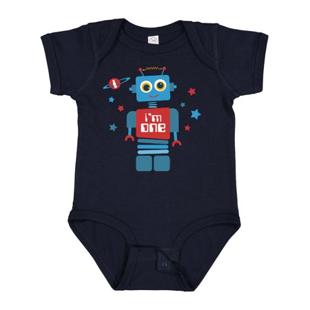 

Inktastic Robot 1st Birthday Gift Baby Boy Bodysuit