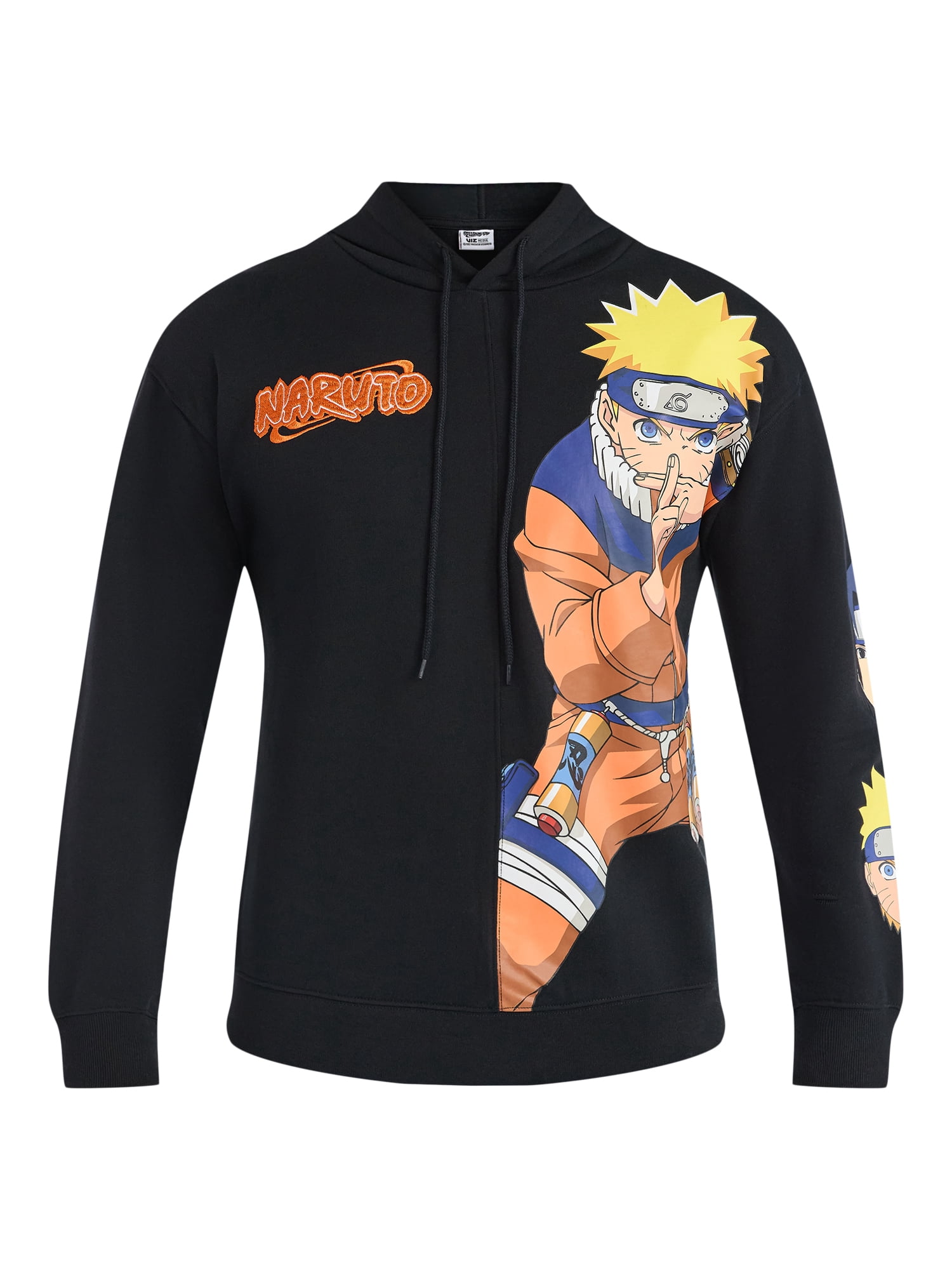 Naruto Men's and Big Men's Front and Back Graphic Hoodie, Sizes S-3XL