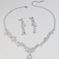 thumbnail image 3 of Sunyuer Wedding Jewelry Sets for Bride Bridesmaids, Rhinestone Leaf Vine Bridal Earrings and Necklace Set for Women Jewelry Gifts, 3 of 5