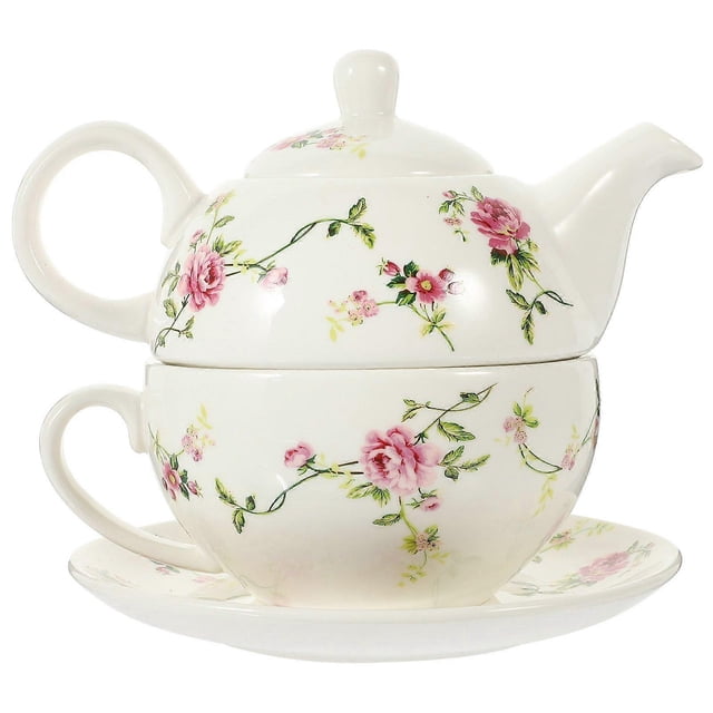 1 set of Ceramic Tea Pot Cup Antique Teapot with Cup Kung Fu Tea Set Tea Kettle