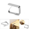 thumbnail image 5 of Stainless Steel Desk Cloth Cover Silver Tablecloth Clamps, 5 of 5