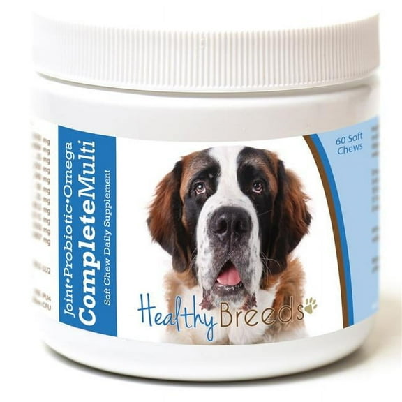 Healthy Breeds 192959009095 Saint Bernard all in one Multivitamin Soft Chew - 60 Count