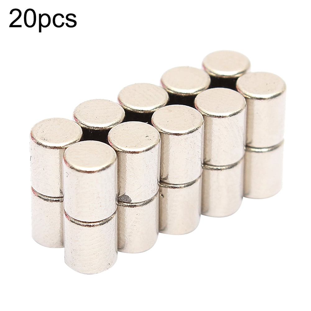 20pcs 6 mm x 20 mm Round Cylinder Magnets Rare Earth Neodymium N50 Magnets 