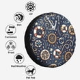 thumbnail image 6 of Kll Nautical Tire Cover,Universal Wheel Tire Cover For Trailer, Rv, Suv, Truck,Camper And Many Vehicle,(16 Inch), 6 of 7