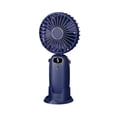 thumbnail image 1 of Injueey El pequeño ventilador del ABS portátil con el tenedor desmontable del teléfono de la versatilidad máxima de la cuerda de la Electrodomésticos D14azul oscuro 2000M, 1 of 6