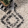 thumbnail image 3 of nuLOOM Mackie Moroccan Diamond Tassel Shag Area Rug, 6' 7" x 9', Off White, 3 of 4