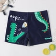 thumbnail image 2 of NIEWTR Toddler Kids Swim Trunks Quick Dry Boys Beach Shorts Casual Summer Swimwear Children Bathing Suit 1T 2T 3T 4T 5T(Green,18-24 Months), 2 of 6