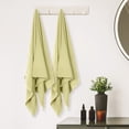 thumbnail image 4 of REGALWOVEN Cotton 2 Pack Soft Bath Towel Set, Highly Absorbant, Quick Dry, Lightweight Towel for Bathroom Khaki 28" x 56", 4 of 8