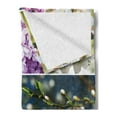 thumbnail image 2 of Cherry Tree Soft Flannel Fleece Throw Blanket, Spring Collage with Twiggy Cherry Blossom Sakura Trees and Jasmine Branches, Cozy Plush for Indoor and Outdoor Use, 50" x 60", Multicolor, by Ambesonne, 2 of 5