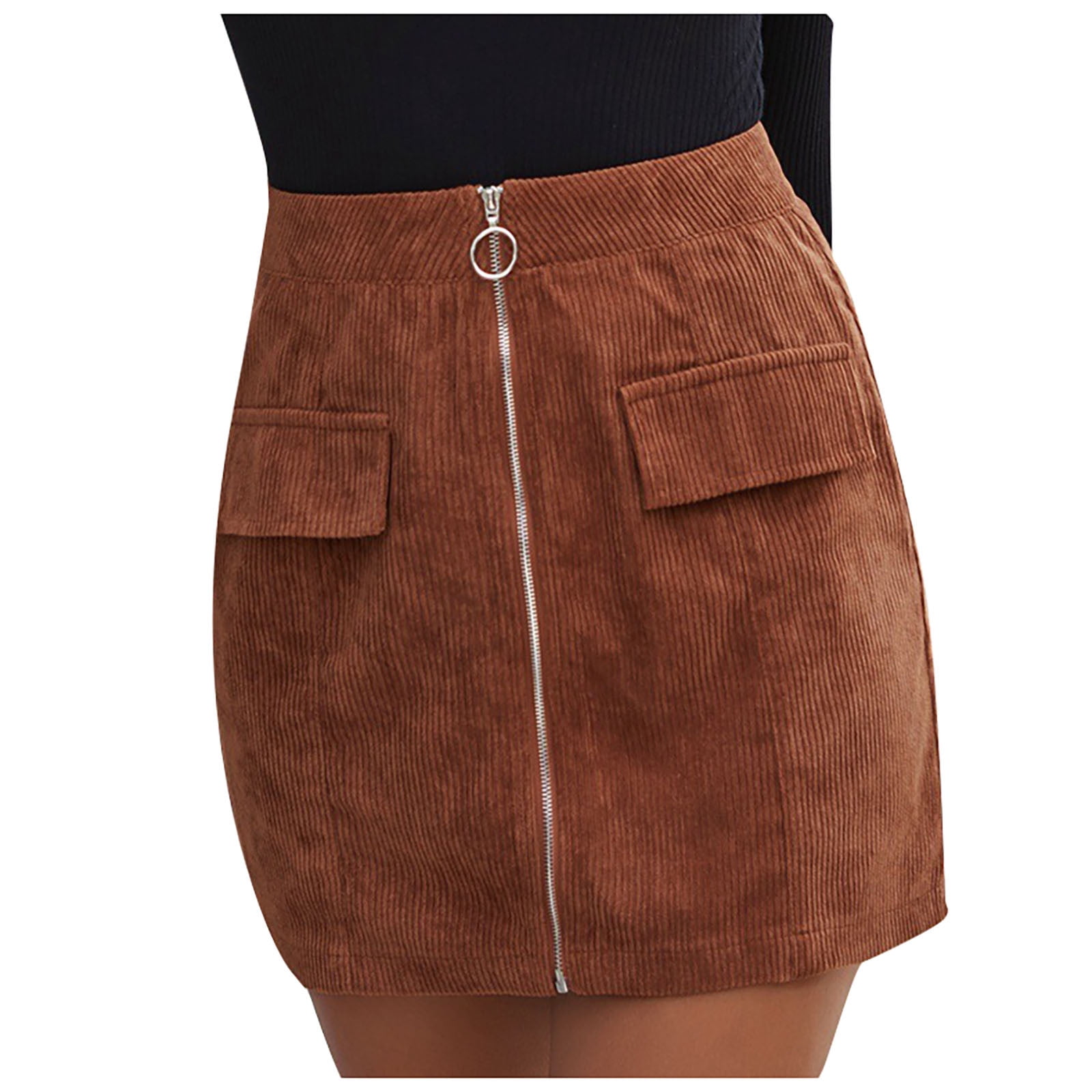 Women A-Line Pure Color Long Skirt 4090 Women A-Line Pure Color Long Skirt 4090