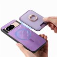 thumbnail image 2 of Allytech Google Pixel 8 Case, Detachable Magnetic Wallet Case with Card Holder & Ring Stand, Support Car Mount, Premium PU Leather Shockproof Durable Protective Slim Case Cover - Purple, 2 of 7