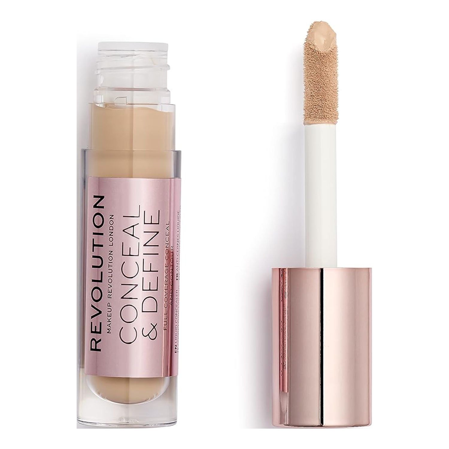 Makeup Revolution Conceal And Define Concealer, C8 Brown photo 2