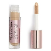 Makeup Revolution Conceal and Define Concealer, C8 Brown, 3.4ml