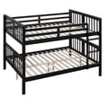 thumbnail image 4 of [Luckynote]Full over Full Bunk Bed with Ladder for Bedroom, Guest Room Furniture-Espresso, 4 of 10