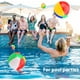 thumbnail image 5 of Pelotas de playa, pelotas inflables portátiles para adultos y niños, 12 pelotas de playa inflables de 30 cm, divertidas pelotas de piscina para niños y adultos (30 cm), 5 of 5