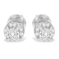 thumbnail image 1 of 14K White Gold 1ct TDW Diamond Stud Earrings (I-J,I1-I2), 1 of 8