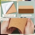 thumbnail image 4 of 20 Pack Self Adhesive Cork Sheets 6x6 Inch Cork Board Mat 2mm Thick Square Cork Coaster for Bulletin Boards Wall Decoration DIY Crafts Supplies DIY, 4 of 8