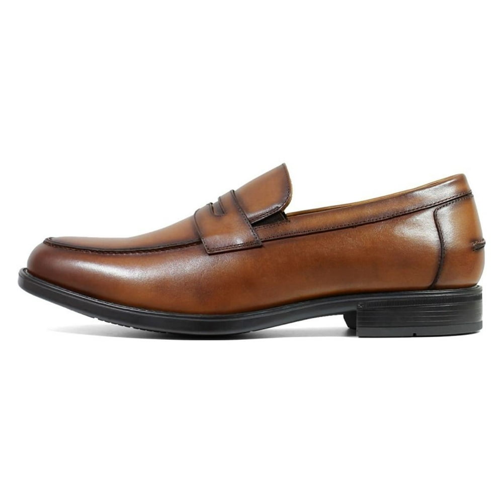 Florsheim - Florsheim Midtown Penny Loafer Mens shoes Cognac Leather ...