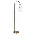 thumbnail image 1 of Henn&Hart 12" Brass Metal/Glass Floor Lamp, 1 of 12