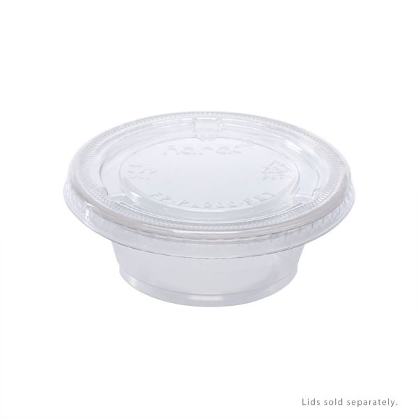 1oz 1.5oz 2oz 3oz 4oz Chilli Sauce Cups Disposable Plastic Round
