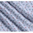 thumbnail image 3 of Soimoi Cotton Voile Fabric Picket Fence & Bird Artistic Fabric Prints By Yard 42 Inch Wide, 3 of 7