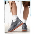 thumbnail image 6 of Men's Shock Absorbing Air Cushion Running Sneakers, Breathable Lightweight Gym Fitness Walking Athletic Shoes, 6 of 6