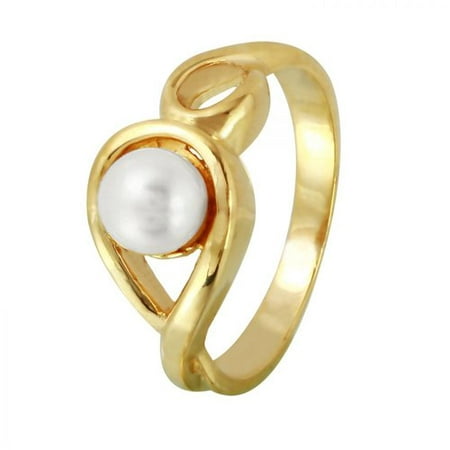 Foreli 5.75mm South Sea Pearl 14K Yellow Gold Ring