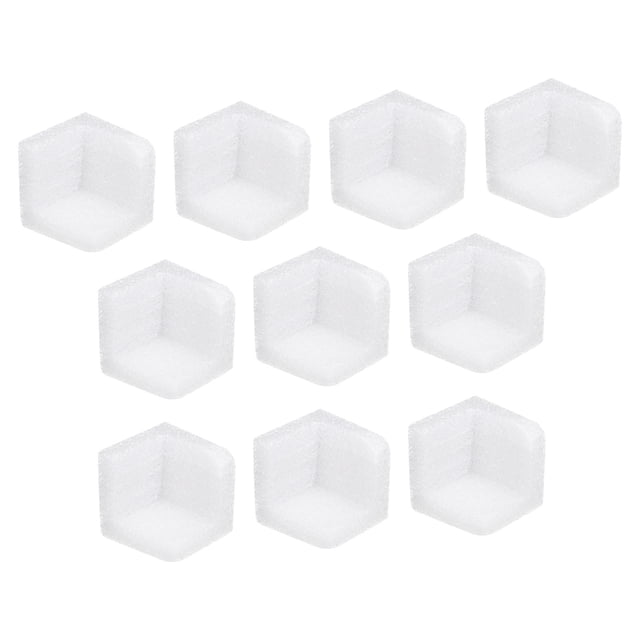Uxcell 30pcs Expanded Polyethylene Foam Edge Protector 1.6x1.6x1.6 Inch Shockproof Corner Guard Moving Packing
