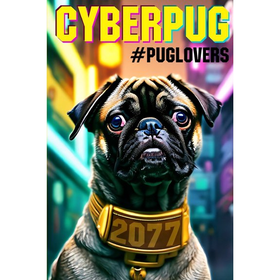 Cyberpug: #Puglovers, (Paperback)