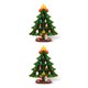 thumbnail image 2 of Naiovety de decoración de árbol de Navidad adorno de muñeca escritorio centro de decoración Metal artesanía granja decorativa Verde METRO 2piezas Naiovety CBP160602, 2 of 6