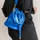 thumbnail image 5 of Bolso Tipo Cubo Con Letras Bolso Cruzado Informal Piel Sintética para Mujer para El (azul Oscuro), 5 of 9