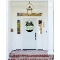 thumbnail image 4 of Welcome Front Door Sign Funny Wreaths Hanging Wooden Plaque Decoration Round Rustic Wood Farmhouse Porch Decor for Home Front Door Decor, 12 x 12 Inch, 4 of 5