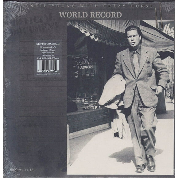 NEIL YOUNG WORLD RECORD (INDIE EXCLUSIVE CLEAR 2LP)