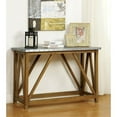 thumbnail image 2 of Bowery Hill Industrial Wood Console Table in Natural Tone, 2 of 6