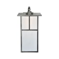 thumbnail image 3 of Meyda Tiffany 111124 10" W Hyde Park T Mission Curved Arm Wall Sconce - Nickel, 3 of 4