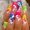 Style 5, variant on 24 count Colorful Flower Press  Nails Coffin Long  Nails Glitter  Tip False Nails Artificial Nails Press ons Spring Summer Floral  Art Design  Stick  Nails for Women
