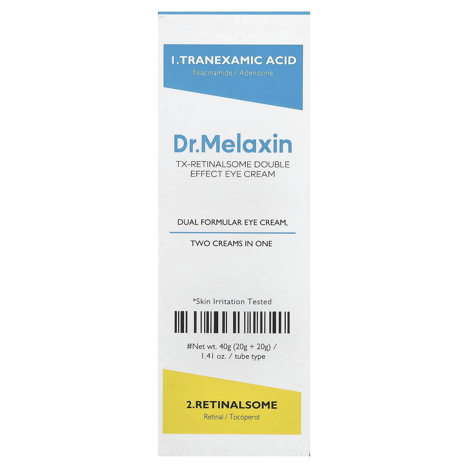 Dr.Melaxin TX Retinalsome Double Effect Eye Cream, 1.41 oz (40 g)
