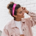 thumbnail image 6 of Unique Bargains Hair Headband Wide Satin Headband for Women Girl Rose Red 1.57" Wide Headband, 6 of 7